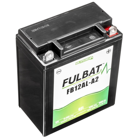 baterie 12V, YB12AL-A2 GEL, 12V, 12Ah, 150A, bezúdržbová GEL technologie 134x80x161 FULBAT (aktivovaná ve výrobě)