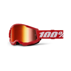 STRATA 2 NEW, brýle 100% červené, červené plexi
