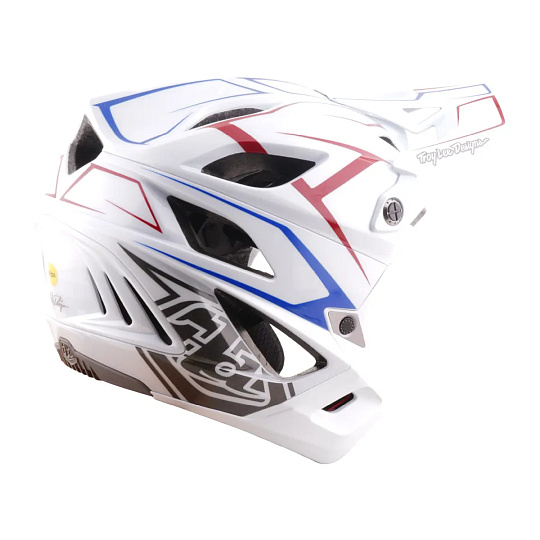 TLD HELMA STAGE STUNT MIPS PINSTRIPE WHITE (13401800) TLD HELMA STAGE STUNT MIPS PINSTRIPE WHITE (13401800)
