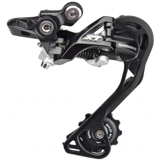 měnič SHIMANO XT RD-M781SGSL, 10 speed, černý, Shadow typ v krabičce měnič SHIMANO XT RD-M781SGSL, 10 speed, černý, Shadow typ v krabičce