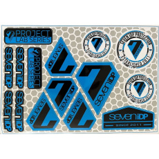 7idp Seven Sticker Sheet A4 - samolepky - aršík 15 samolepek 7idp Seven Sticker Sheet A4 - samolepky - aršík 15 samolepek