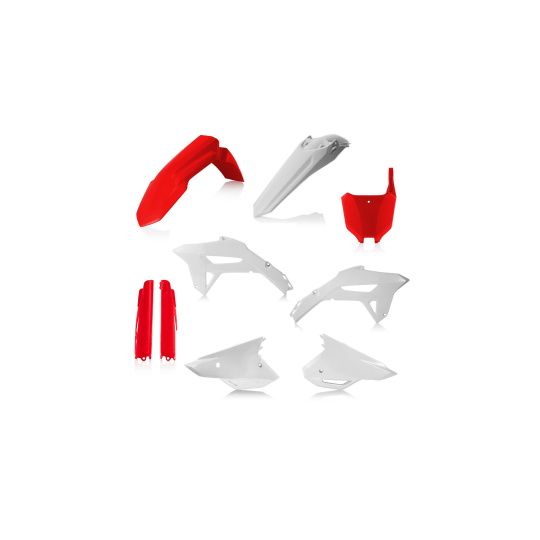 Acerbis plastový full kit pasuje na  CRF250R 22- ,CRF 450R 21- červená/bílá