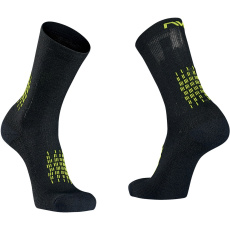 Pánské ponožky Northwave Fast Winter High ock Black/Yellow Fluo Pánské ponožky Northwave Fast Winter High ock Black/Yellow Fluo