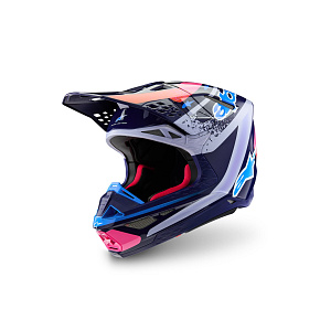 přilba SUPERTECH S-M10 limitovaná edice RECORDS, ALPINESTARS (šedá/multicolor) 2026 přilba SUPERTECH S-M10 limitovaná edice RECORDS, ALPINESTARS (šedá/multicolor) 2026