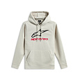 mikina ALWAYS HOODIE 3, ALPINESTARS (bílá off white/černá/červená)