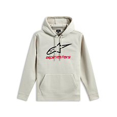 mikina ALWAYS HOODIE 3, ALPINESTARS (bílá off white/černá/červená) mikina ALWAYS HOODIE 3, ALPINESTARS (bílá off white/černá/červená)