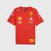Týmové tričko Carlos Sainz - Scuderia Ferrari F1 červené - L