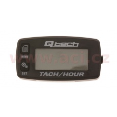 multifunkční měřič otáček motoru a motohodin, Q-TECH (černý, podsvícený displej) multifunkční měřič otáček motoru a motohodin, Q-TECH (černý, podsvícený displej)