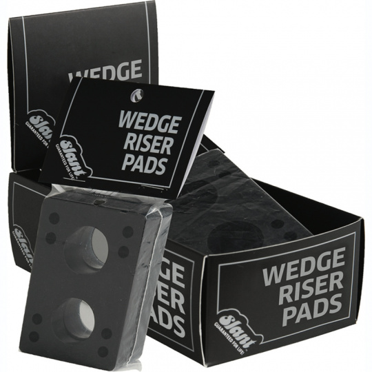 Podložky Globe Slant Wedge Risers 12 Pack Black 