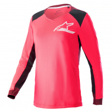 Dámský dres Alpinestars Stella Drop LS Diva Pink