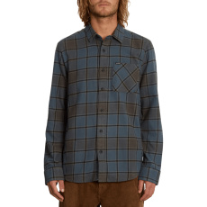 Pánská košile Volcom Caden Plaid Ls arina Blue Pánská košile Volcom Caden Plaid Ls arina Blue