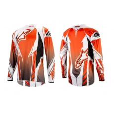 Alpinestars A-line L/S Jersey dres Orange/Black/Grey, vel.M