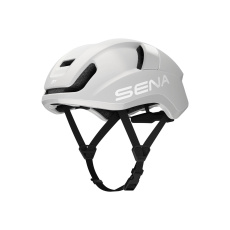 cyklo přilba s headsetem S1, SENA (matná bílá)