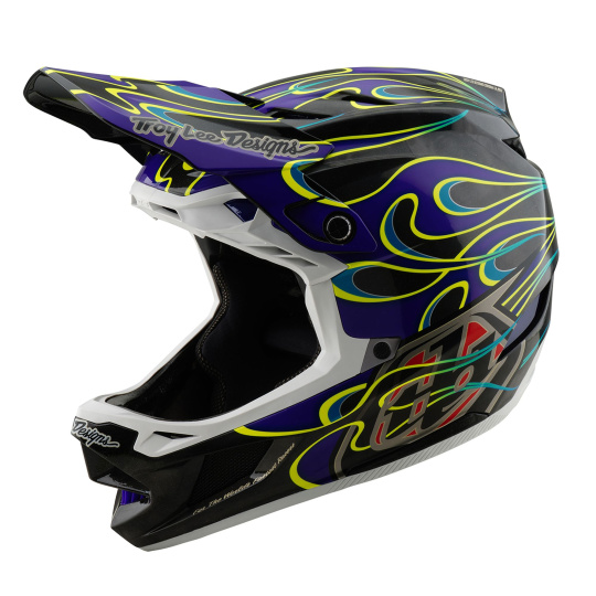 TLD HELMA D4 CARBON TORCHED BLACK / PURPLE (13921200)