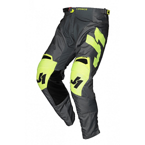 Moto kalhoty JUST1 J-FORCE TERRA tmavě šedo/neonově žluté Moto kalhoty JUST1 J-FORCE TERRA tmavě šedo/neonově žluté