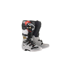 boty TECH 7, ALPINESTARS (černá/stříbrná/bílá/zlatá) 2024 boty TECH 7, ALPINESTARS (černá/stříbrná/bílá/zlatá) 2024