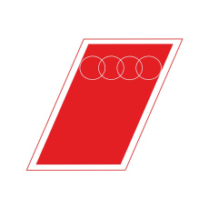 Audi set 3 samolepek s logem AUDI Audi set 3 samolepek s logem AUDI