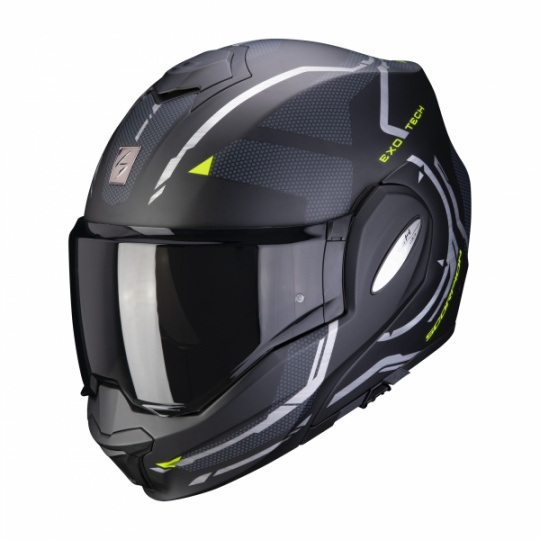 Moto přilba SCORPION EXO-TECH SQUARE matná černo/neonově žlutá