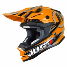 Dětská moto přilba JUST1 J32 RAPTOR oranžová Dětská moto přilba JUST1 J32 RAPTOR oranžová