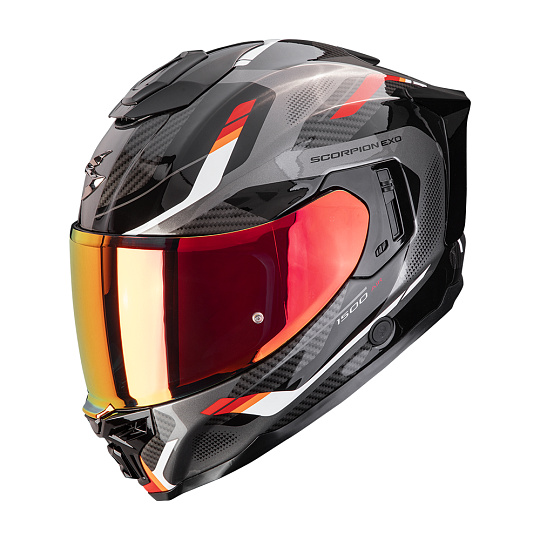 Moto přilba SCORPION EXO-1500 AIR SLEEK černo/červená Moto přilba SCORPION EXO-1500 AIR SLEEK černo/červená