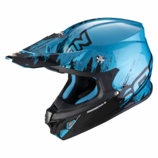 Moto přilba SCORPION VX-21 AIR MUDIRT černo/modrá Moto přilba SCORPION VX-21 AIR MUDIRT černo/modrá
