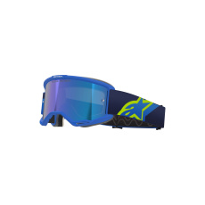 brýle VISION 5 CORP, ALPINESTARS (modrá/žlutá fluo/černá, zrcadlové modré plexi) 2026