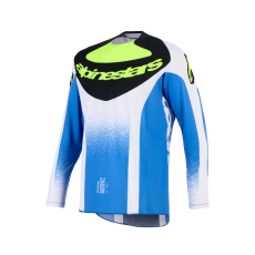 dres TECHSTAR KNIF, ALPINESTARS (modrá/černá/žlutá fluo) 2026 dres TECHSTAR KNIF, ALPINESTARS (modrá/černá/žlutá fluo) 2026