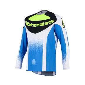 dres TECHSTAR KNIF, ALPINESTARS (modrá/černá/žlutá fluo) 2026