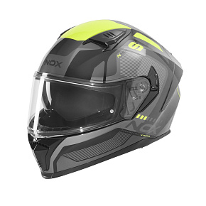 přilba N402 MENTOR, NOX (černá, žlutá fluo) 2026