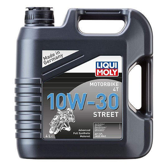 LIQUI MOLY Motorbike 4T 10W30 Street, syntetický motorový olej 4 l LIQUI MOLY Motorbike 4T 10W30 Street, syntetický motorový olej 4 l