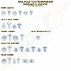 sada šroubů plastů KX 125/250 03-07, KXF 250 04-18, KXF 450 04-18 sada šroubů plastů KX 125/250 03-07, KXF 250 04-18, KXF 450 04-18