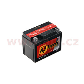 baterie 12V, YTX4L-BS/YTZ5S-BS, 3Ah, 50A, BANNER Bike Bull AGM 114x71x86