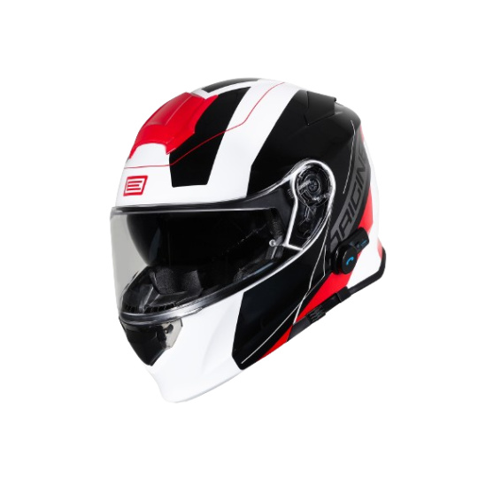 Moto přilba ORIGINE DELTA  SPIKE BLUETOOTH červeno/bílá