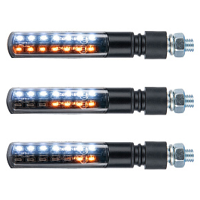 sekvenční LED blinkry Nightslider 2 v 1, přední vč. denního svícení, OXFORD (sada vč. odporů, pár) sekvenční LED blinkry Nightslider 2 v 1, přední vč. denního svícení, OXFORD (sada vč. odporů, pár)