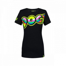 Dámské triko Valentino Rossi VR46 černé 307304 Dámské triko Valentino Rossi VR46 černé 307304