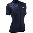 Dámský dres Northwave Origin Woman Jersey Short Sleeve  Black/Iridesc