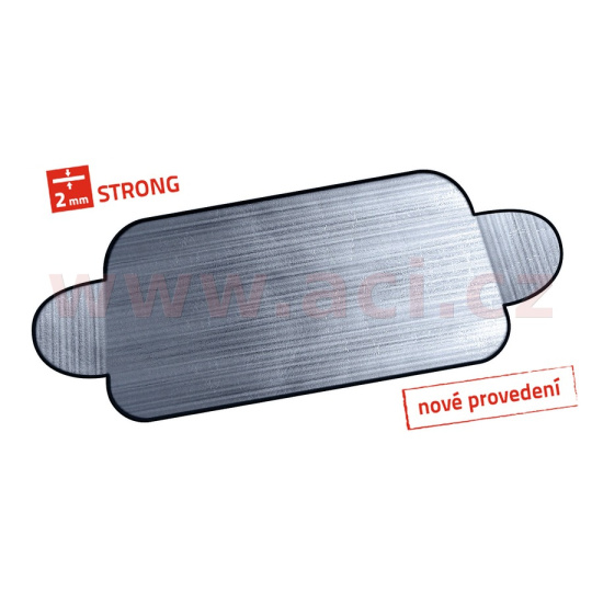 clona proti namrzání čelního skla aluminiová 150x70 cm