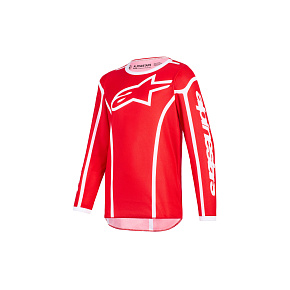 dres FLUID APEX YOUTH, ALPINESTARS, dětské (červená/bílá) 2026 dres FLUID APEX YOUTH, ALPINESTARS, dětské (červená/bílá) 2026