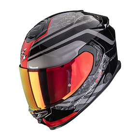 Moto přilba SCORPION EXO-GT SP CARBON AIR ARTEN černo/červená Moto přilba SCORPION EXO-GT SP CARBON AIR ARTEN černo/červená