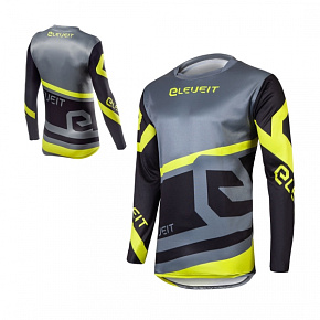 Dres ELEVEIT X-LEGEND šedo/černo/neonově žlutý Dres ELEVEIT X-LEGEND šedo/černo/neonově žlutý