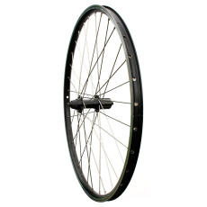 zapletené kolo 26" MAX1 V-brake zadní 8-11sp. černé/stříbrné