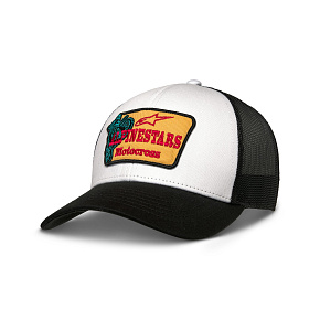 kšiltovka HARDWARE TRUCKER, ALPINESTARS (bílá/černá) kšiltovka HARDWARE TRUCKER, ALPINESTARS (bílá/černá)