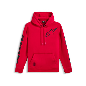 mikina TRIPLE HOODIE, ALPINESTARS (červená)