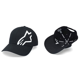 Alpinestars CorpSnap 2 kšiltovka - Black/White