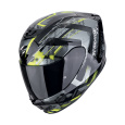 Moto přilba SCORPION EXO-391 CLUTTER černo/fluo žlutá