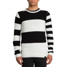 Pánský svetr Volcom Edmonder Striped Black Pánský svetr Volcom Edmonder Striped Black