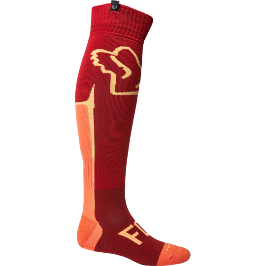 Pánské MX ponožky Fox Cntro Coolmax Thin Sock Flame Red 