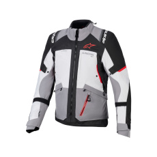 bunda ANDES V4 DRYSTAR, ALPINESTARS (tmavě šedá/světle šedá/černá/červená) 2026 bunda ANDES V4 DRYSTAR, ALPINESTARS (tmavě šedá/světle šedá/černá/červená) 2026