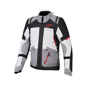 bunda ANDES V4 DRYSTAR, ALPINESTARS (tmavě šedá/světle šedá/černá/červená) 2027 bunda ANDES V4 DRYSTAR, ALPINESTARS (tmavě šedá/světle šedá/černá/červená) 2027