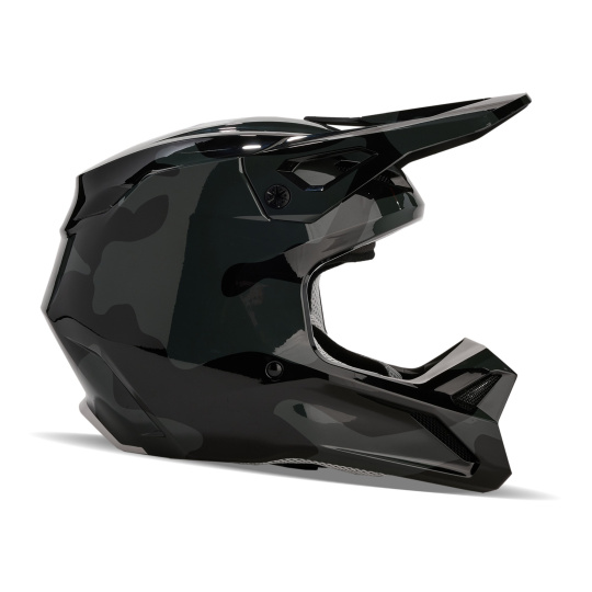Dětská MX přilba Fox Yth V1 Bnkr Helmet  Black Camo